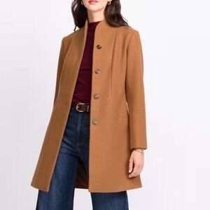 41 Hawthorn Cocoon Wool Coat Tan Medium Stitch Fix New With Tags